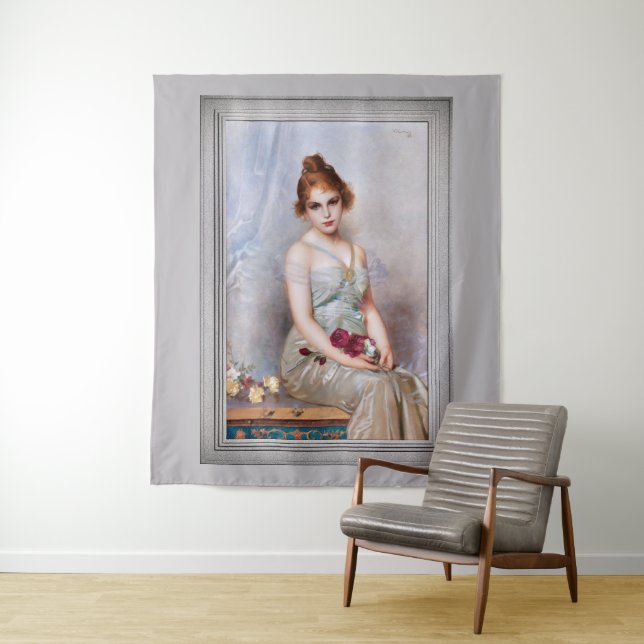 Tapiz El Bouquet de Vittorio Matteo Corcos (In situ)