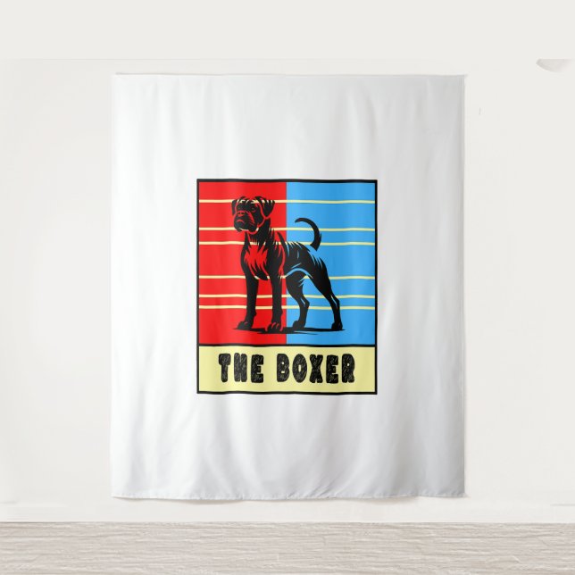 Tapiz El Boxer - Perro fuerte (Anverso)