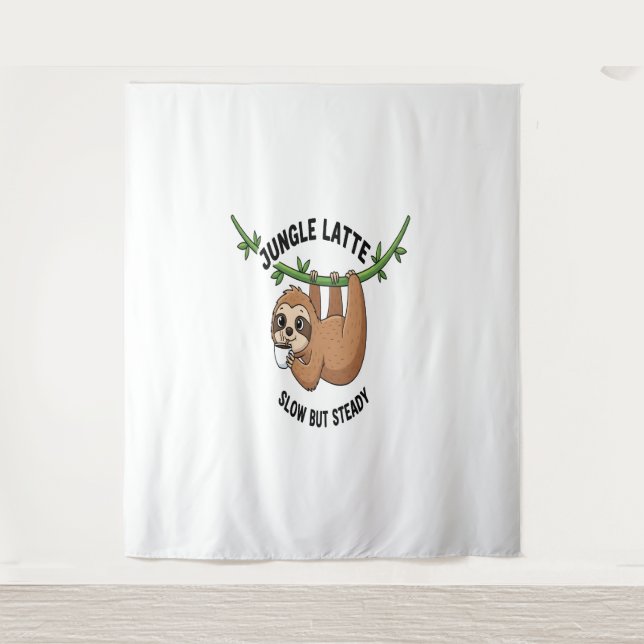 Tapiz El café matutino de Sloth (Anverso)