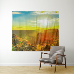 Tapiz El cañón llega al Parque Nacional Moab Utah