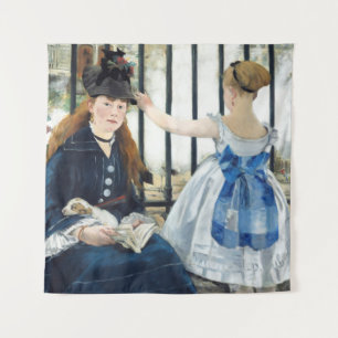 Tapiz  El cartel de Edouard Manet La Railway