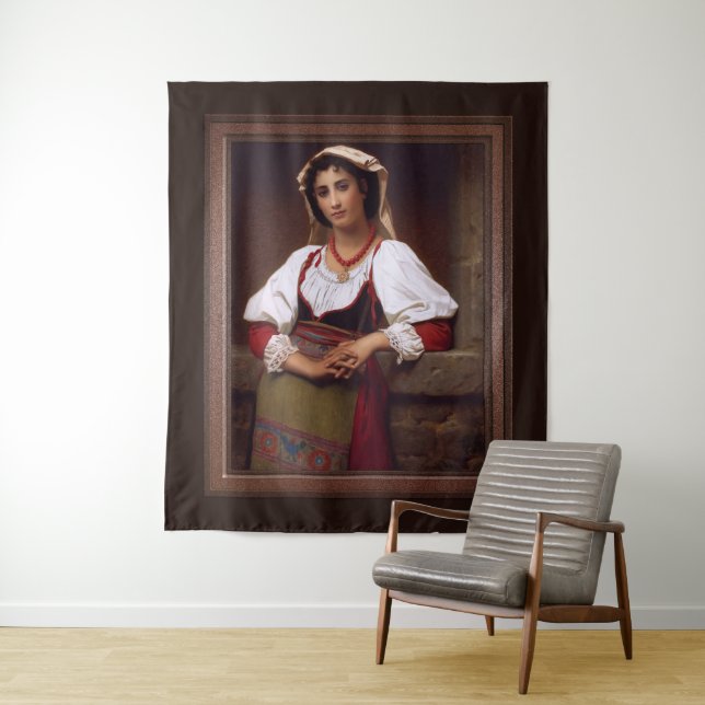 Tapiz El Chica napolitano de Hugues Merle (In situ)