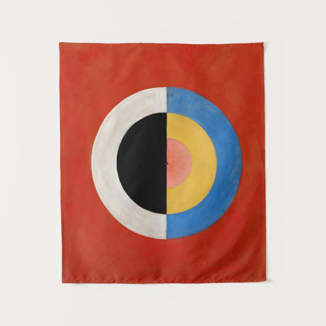 Tapiz El cisne, número 17 por Hilma af Klint (Anverso)