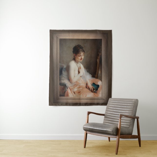 Tapiz El collar de la Perla por Charles Chaplin (In situ)