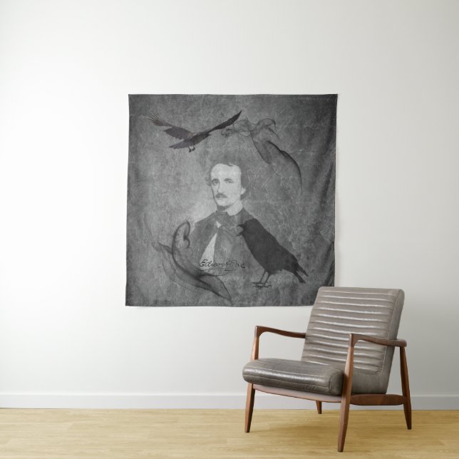 Tapiz El Cuervo - Edgar Allan Poe (In situ)