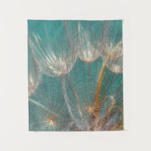 Tapiz El dandelion blanco en la fotografía de primer pla