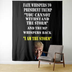 Tapiz EL DESTINO SUSURRA al PRESIDENTE TRUMP