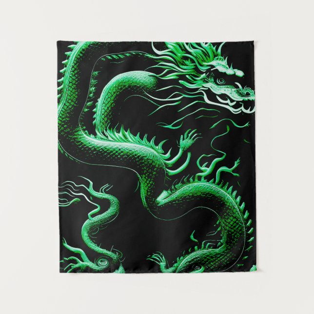 Tapiz El Dragón Verde (Anverso)
