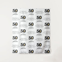 Tapiz El entorno personalizado de 50 años y el fabuloso 