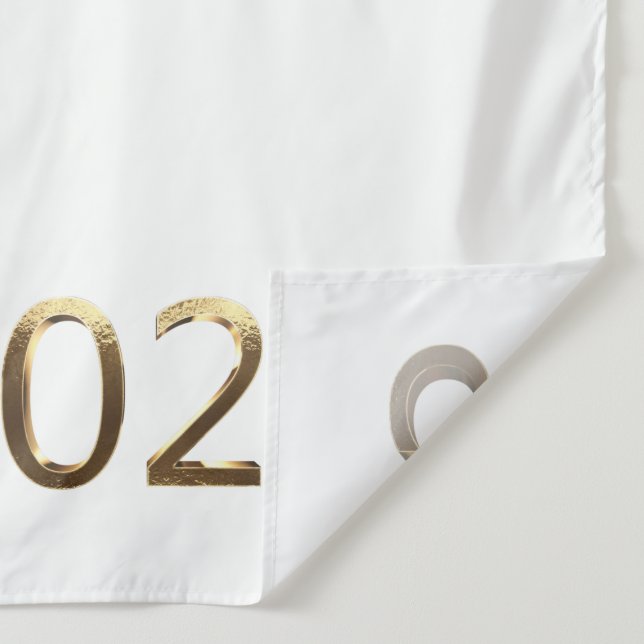 Tapiz El Fiesta de Año Nuevo Faux Gold 2023 (Detalle)