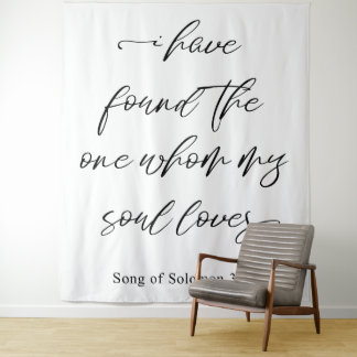 Tapiz El Fondo De Foto boda Encontré Uno