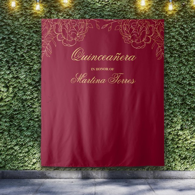 Tapiz El fondo de la cabina fotográfica Quinceanera Burg (Subido por el creador)