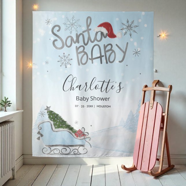 Tapiz El fondo del Niño Navidad de Santa Bebé (Subido por el creador)