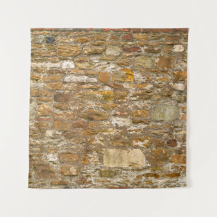 Tapiz El fondo y la pared de piedra de textura. Alta res