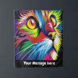 Tapiz El gato de arte pop retro agrega decoración de par<br><div class="desc">diseño por www.etsy.com/Shop/mitkozh</div>