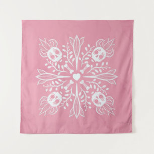 Tapiz El Gótico Pastel Skulls Kawaii Cute Horror