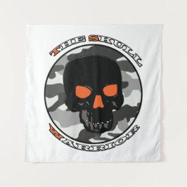 Tapiz El guerrero del cráneo