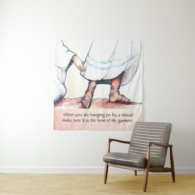 Tapiz El himno de su ropa (In situ)