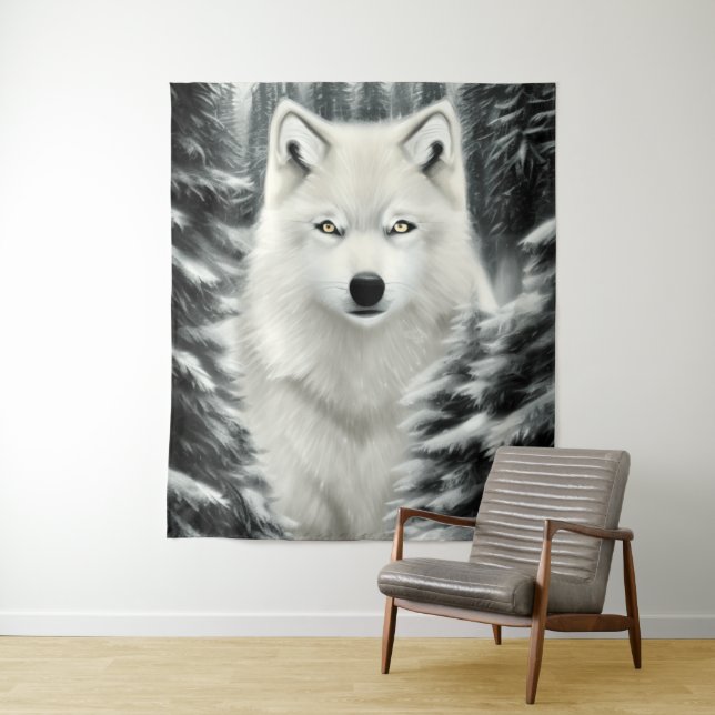 Tapiz El Lobo Blanco (In situ)