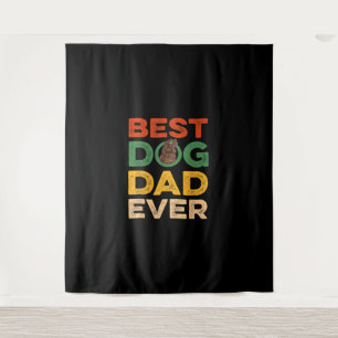 Tapiz El mejor padre del perro de la tierra de los novat