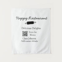 El menú de exploración de nombres de restaurantes 