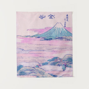 Tapiz El Monte Fuji Ukiyo-e Arte de época japonés