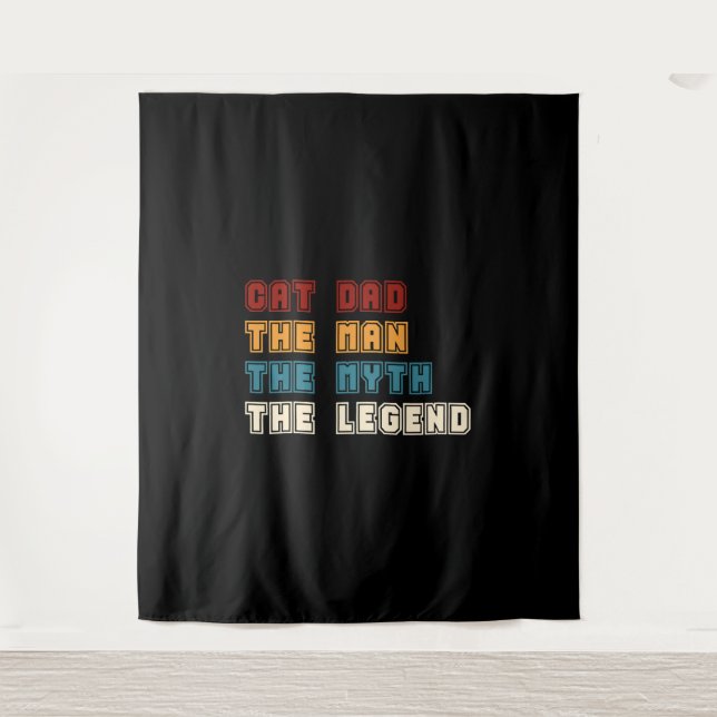 Tapiz El padre del gato El hombre el mito el padre de la (Anverso)