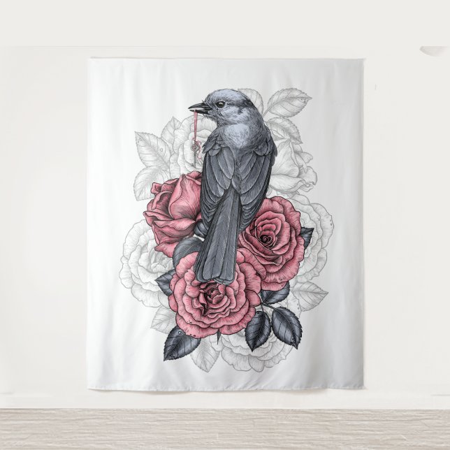 Tapiz El pájaro con la llave plateada (Anverso)