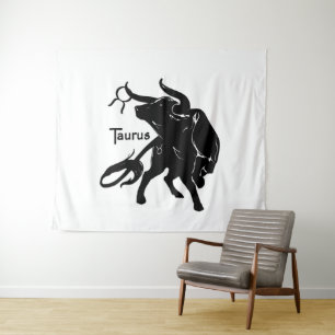 Tapiz El poderoso Tauro el zodíaco toro