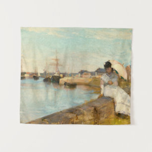 Tapiz El puerto de Lorient por Berthe Morisot