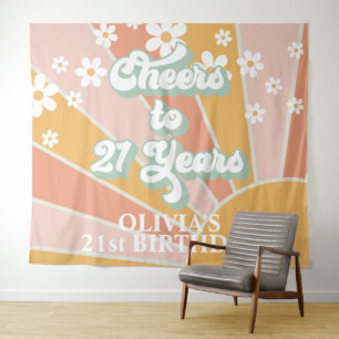 Tapiz El retro viene aquí el domingo de sol