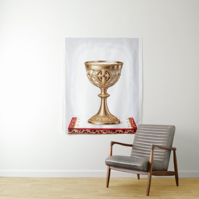 Tapiz El Santo Grial Católico (In situ)