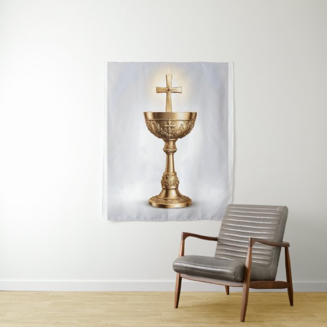 Tapiz El Santo Grial Católico (In situ)