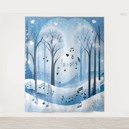 Tapiz El telón de fondo del Boda Winter Wonderland