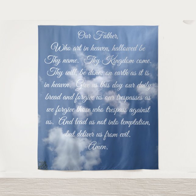 Tapiz El Telón del Padre Nuestro (Anverso)