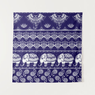 Tapiz Elefante, paisley: patrón de cosecha tribal.