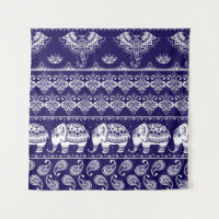Elefante, paisley: patrón de cosecha tribal.