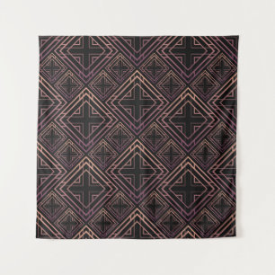 Tapiz Elegancia Art Deco Black-Gold