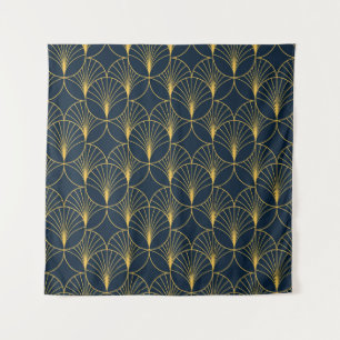 Tapiz Elegancia Art Deco: Motivos de fans