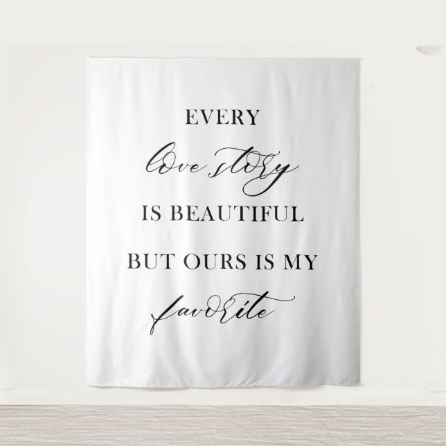 Tapiz Elegant Boho Floral Wedding Tapestry Backdrop  (Anverso)