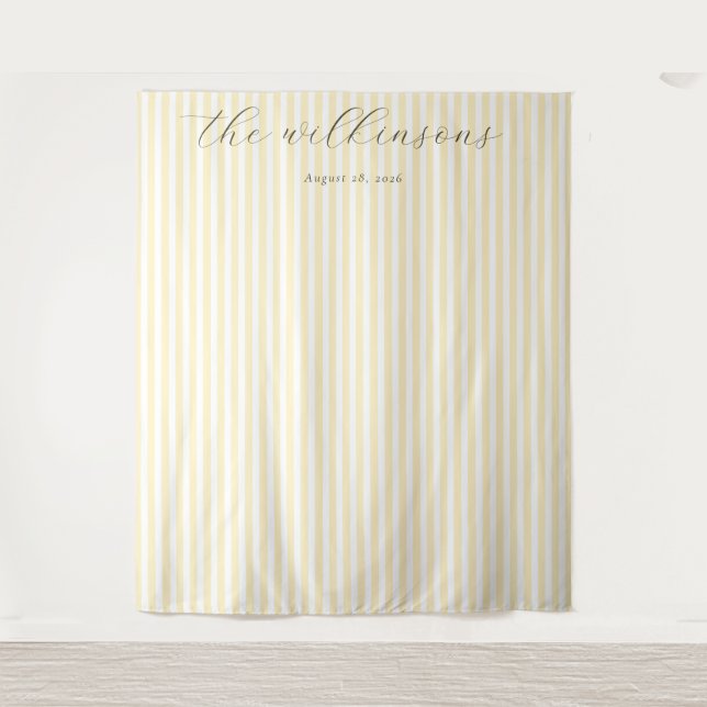 Tapiz Elegant Cream Pinstripes (Anverso)