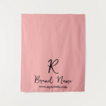 Elegant Script Business Logo Branding Display