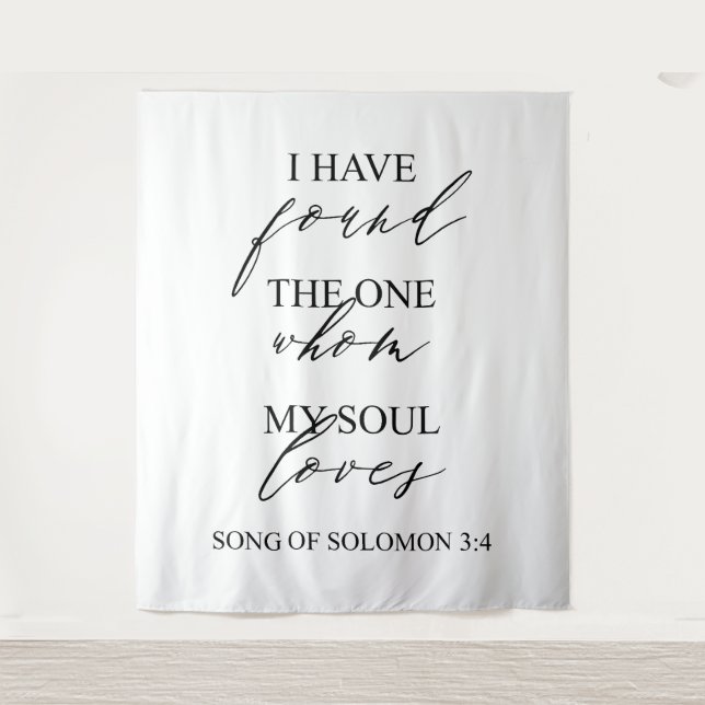 Tapiz Elegant Wedding Backdrop Tapestry (Anverso)