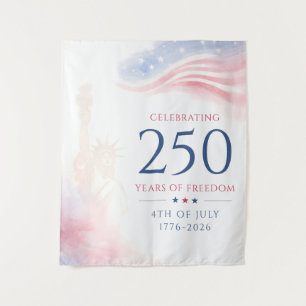 Tapiz Elegante 250º Día de la Independencia de Estados U