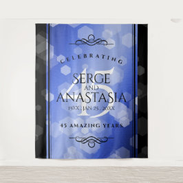 Tapiz Elegante 45º Aniversario de Bodas de Zafiro