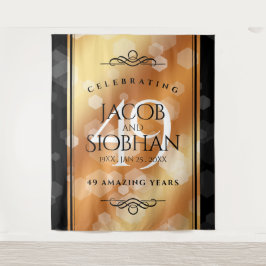 Tapiz Elegante 49º Aniversario de Bodas de Cobre