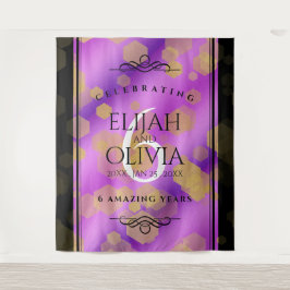 Tapiz Elegante 6º Aniversario de Bodas de Amatista