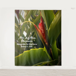 Tapiz Elegante Booth Flower Photo Backdrop