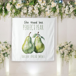 Tapiz Elegante Brunch Fruta Perfecto Pear Bridal Ducha