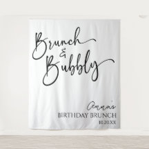Elegante Brunch y Fiesta de brunch de cumpleaños